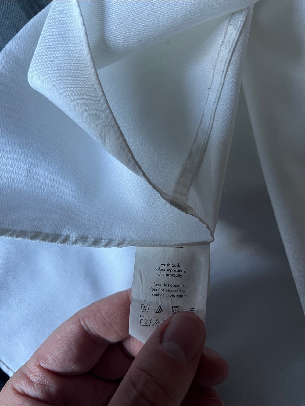 Calvin Klein Extreme Slim Fit Non Iron White Dress Shirt 15.5 32/33 - Picture 5 of 6
